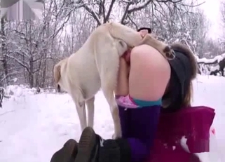 Awesome doggy fucked her tight cunt