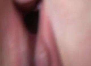 Doggy cums a nice load over her face