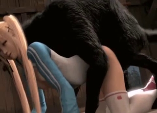 3D beast impaled her wet hole
